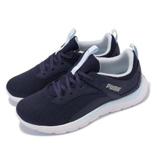 【PUMA】慢跑鞋 Softrider Remi Wns 女鞋 藍 白 透氣 緩衝 運動鞋(378846-02)