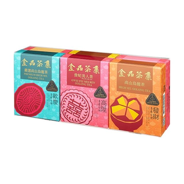 【金品茗茶】喜慶台灣 輕便茶葉禮盒組 6包x6盒/組