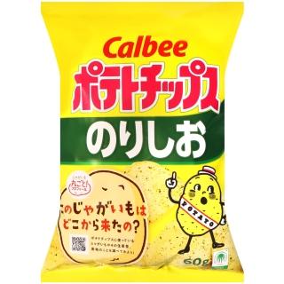 【Calbee 卡樂比】卡樂先生海苔鹽風味洋芋片(60g)