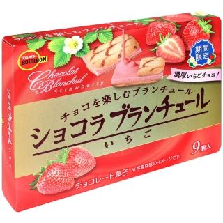 【Bourbon 北日本】草莓可可風味夾心餅(40g)