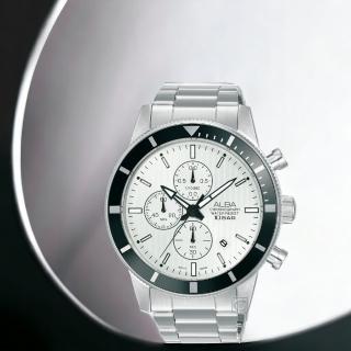 【ALBA】極速運動 計時腕錶 618年中慶(VD57-X217S/AM3959X1)