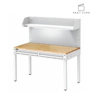 【TANKO 天鋼】WET-4102W5 雙抽屜多功能桌 白 120x62.5 cm(工業風桌子 原木桌 書桌 耐用桌 辦公桌)