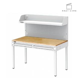 【TANKO 天鋼】WET-4102W4 雙抽屜多功能桌 白 120x62.5 cm(工業風桌子 原木桌 書桌 耐用桌 辦公桌)
