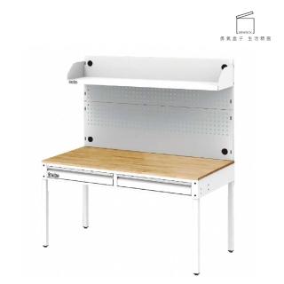 【TANKO 天鋼】WET-5102W4 雙抽屜多功能桌 白 150x77.5 cm(工業風桌子 原木桌 書桌 耐用桌 辦公桌)