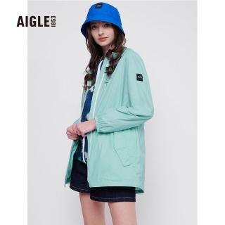 【AIGLE】女 超輕量防潑外套(AG-1P213A084 淡綠)