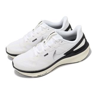 【NIKE 耐吉】慢跑鞋 Wmns Air Zoom Structure 25 女鞋 白 黑 緩衝 氣墊 路跑 運動鞋(DJ7884-104)
