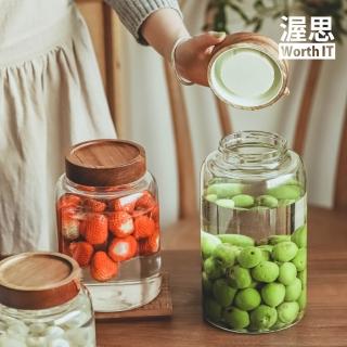 【渥思】日式相思木密封玻璃罐-3400ml(梅酒罐.醃漬瓶.保存罐.釀酒瓶)