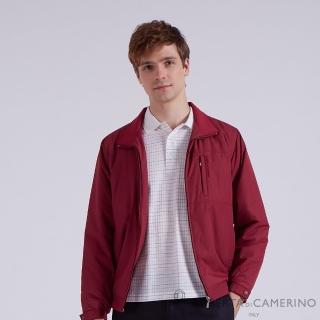 【ROBERTA 諾貝達】男裝 防潑水 質地柔軟 輕鋪棉風衣夾克(紅)