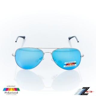 【Z-POLS】兒童專用複刻版時尚設計 頂級Polarized電鍍金綠偏光抗UV400 金屬風格太陽眼鏡(兒童流行款)
