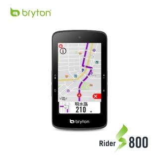 【BRYTON 官方直營】Bryton Rider S800E GPS自行車錶 含保護套、保護貼(3.4吋大螢幕)