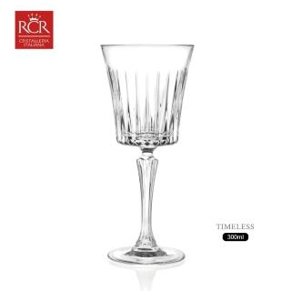 【RCR】無鉛水晶玻璃紅白酒杯 高腳杯(TIMELESS 300ml調酒杯 烈酒杯 雞尾酒杯 KAYEN)