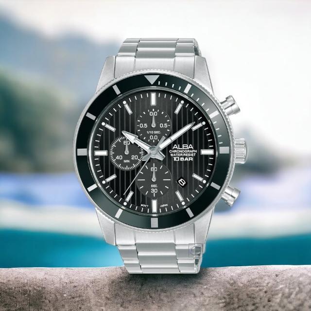【ALBA】極速運動 計時腕錶(VD57-X217D/AM3957X1)