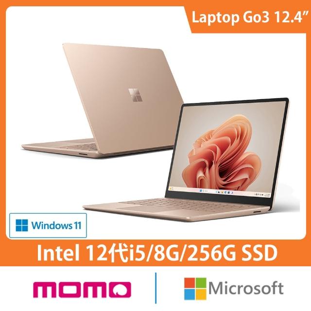 Microsoft 微軟】12.4吋i5輕薄觸控筆電-砂岩金(Surface Laptop Go3/i5