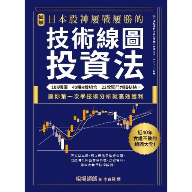 【MyBook】【圖解】日本股神屢戰屢勝的技術線圖投資法：108張圖╳40種K線組合╳23款獨(電子書)