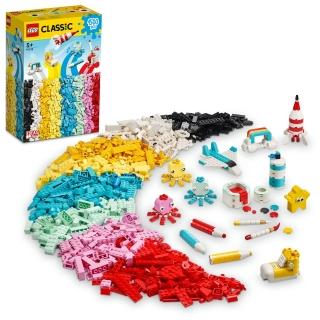 【LEGO 樂高】經典套裝 11032 創意色彩趣味套裝(積木 玩具禮物)