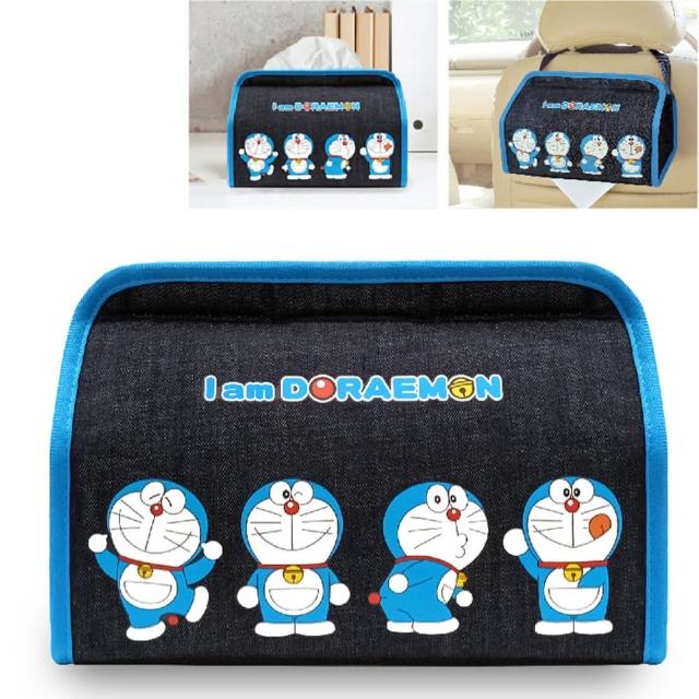 【Doraemon 哆啦A夢】牛仔布 兩用面紙盒護套(台灣製)