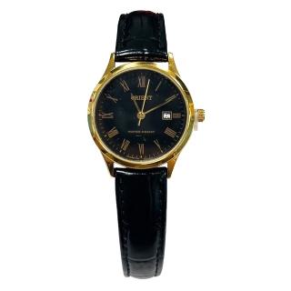 【ORIENT 東方錶】典雅復古風羅馬時標石英女錶 黑x28mm FSZ3N008B0
