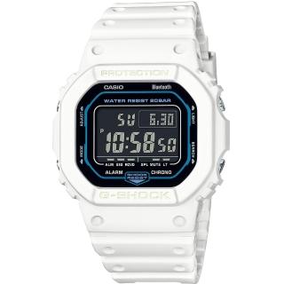 【CASIO 卡西歐】G-SHOCK 科幻潮流藍牙電子手錶 母親節 禮物(DW-B5600SF-7)