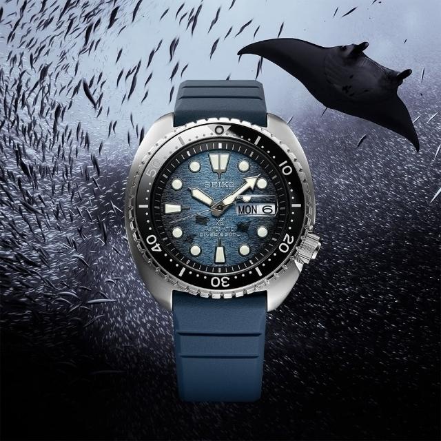 【SEIKO 精工】PROSPEX系列 鬼蝠魟 200米 潛水機械腕錶   禮物推薦 畢業禮物(SRPF77K1/4R36-06Z0H)