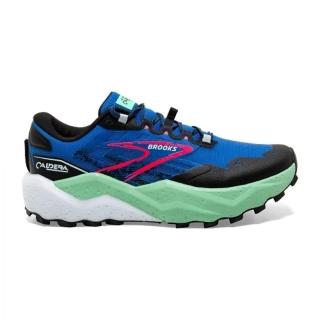 【BROOKS】Caldera 7 男 越野鞋 運動 慢跑 路跑 火山口系列7代 緩震 藍黑綠(1104151D476)