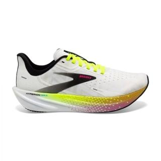 【BROOKS】Hyperion Max 男 慢跑鞋 運動 路跑 訓練 推進加速象限 白 螢黃(1103901D196)