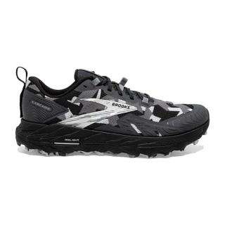 【BROOKS】Cascadia 17 男 慢跑鞋 運動 郊山 避震緩衝象限 數位迷彩 黑灰白(1104031D043)