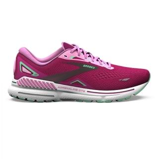 【BROOKS】Adrenaline Gts 23 女 慢跑鞋 腎上腺素系列 支撐型 桃紅(1203811B639)