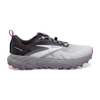 【BROOKS】Cascadia 17 女 越野鞋 慢跑鞋 運動 避震 緩衝 寬楦 灰 黑(1203921D028)