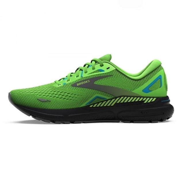 【BROOKS】Adrenaline Gts 23 男 慢跑鞋 運動 支撐 避震緩衝 寬楦 綠(1103912E373)