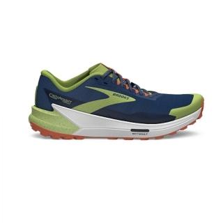 【BROOKS】Catamount 2 男 慢跑鞋 運動 越野 美洲豹系列 緩震 深藍 綠(1103991D406)