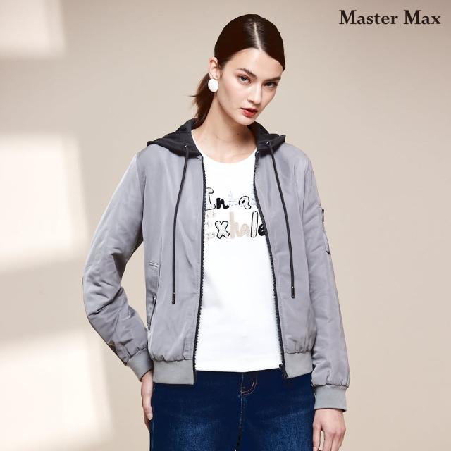 【Master Max】雙面穿雙材質休閒連帽外套(8327125)