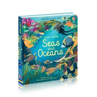 【iBezT】Seas and Oceans(Usborne look inside 百科翻翻書)