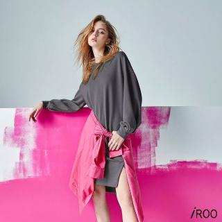 【iROO】精緻休閒中長版洋裝