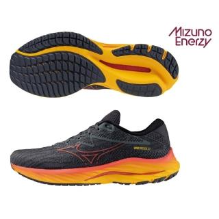 【MIZUNO 美津濃】慢跑鞋 男鞋 運動鞋 緩震 一般型 RIDER 黑黃 J1GC230351(996)