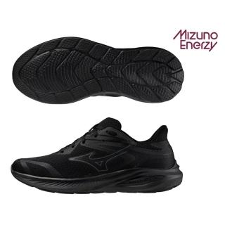 【MIZUNO 美津濃】慢跑鞋 男鞋 運動鞋 緩震 一般型 ENERZY 黑 K1GA241004