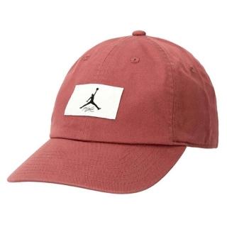 【NIKE 耐吉】帽子 棒球帽 運動帽 遮陽帽 J CLUB CAP US CB FLT PATCH 紅 FD5181-661