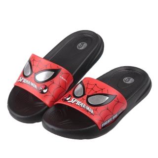 【布布童鞋】Marvel蜘蛛人眼睛亮亮紅黑色兒童輕量拖鞋(B4E040A)