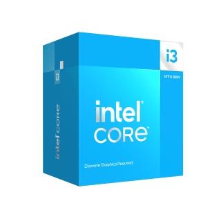 【Intel 英特爾】i3-14100F 四核心(無內建顯示 需選購顯卡才可正常使用)