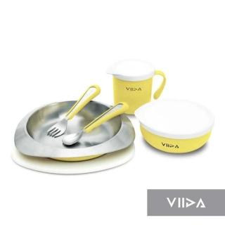 【VIIDA】SOUFFL☆ 304L抗菌不鏽鋼餐具組(實用性與質感兼具的兒童餐具)