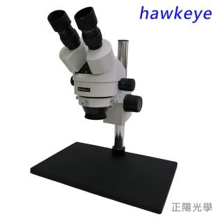 【hawkeye】雙眼連續變倍LED環型燈 工業顯微鏡 實體顯微鏡 立體顯微鏡