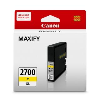 【Canon】PGI-2700XL-Y 原廠黃色墨水匣