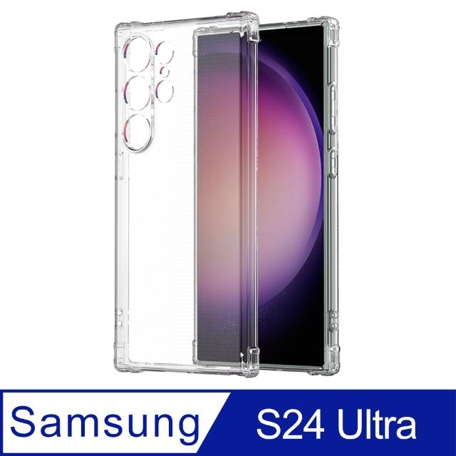 【Ayss】Samsung Galaxy S24 Ultra 6.8吋 2023 超合身軍規手機空壓殼 透明(全透明TPU 空壓防摔)