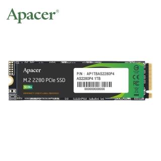 【Apacer 宇瞻】AS2280P4 1TB M.2 PCIe SSD