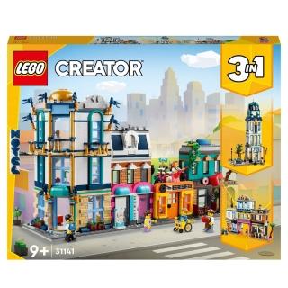 【LEGO 樂高】31141 CREATOR 3in1創意百變系列3合1 市中心大街(積木 模型 建築)