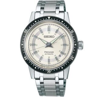 【SEIKO 精工】PRESAGE Style60’s復古機械錶-39.5mm 母親節 禮物(4R35-05Z0S/SRPK61J1)