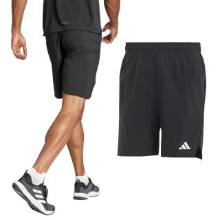 【adidas 愛迪達】D4T Short 男款 黑色 訓練 運動 健身 運動褲 長褲 IK9723