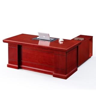 【MUNA 家居】3318型紅棕色6尺辦公桌組/含側櫃活動櫃(辦公桌 書桌 電腦桌 桌子 收納)