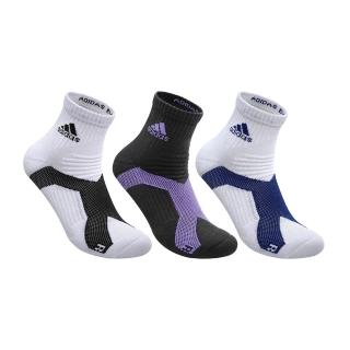 【adidas 愛迪達】P5 高機能 短筒 運動襪 6雙組(羽球 籃球 網球 運動襪 機能襪 登山襪)