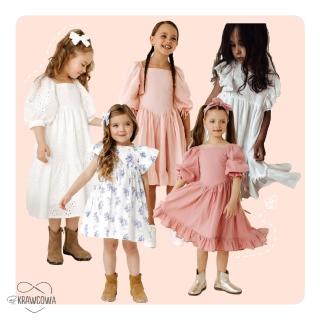 【ByKRAWCOWA】波蘭手工兒童連身洋裝(兒童 連身洋裝 連身裙 連衣裙 女童 童裝)