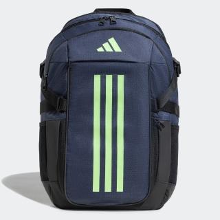 【adidas 愛迪達】後背包 運動包 書包 旅行包 登山包 TR POWER 藍綠 IR9819(1995)